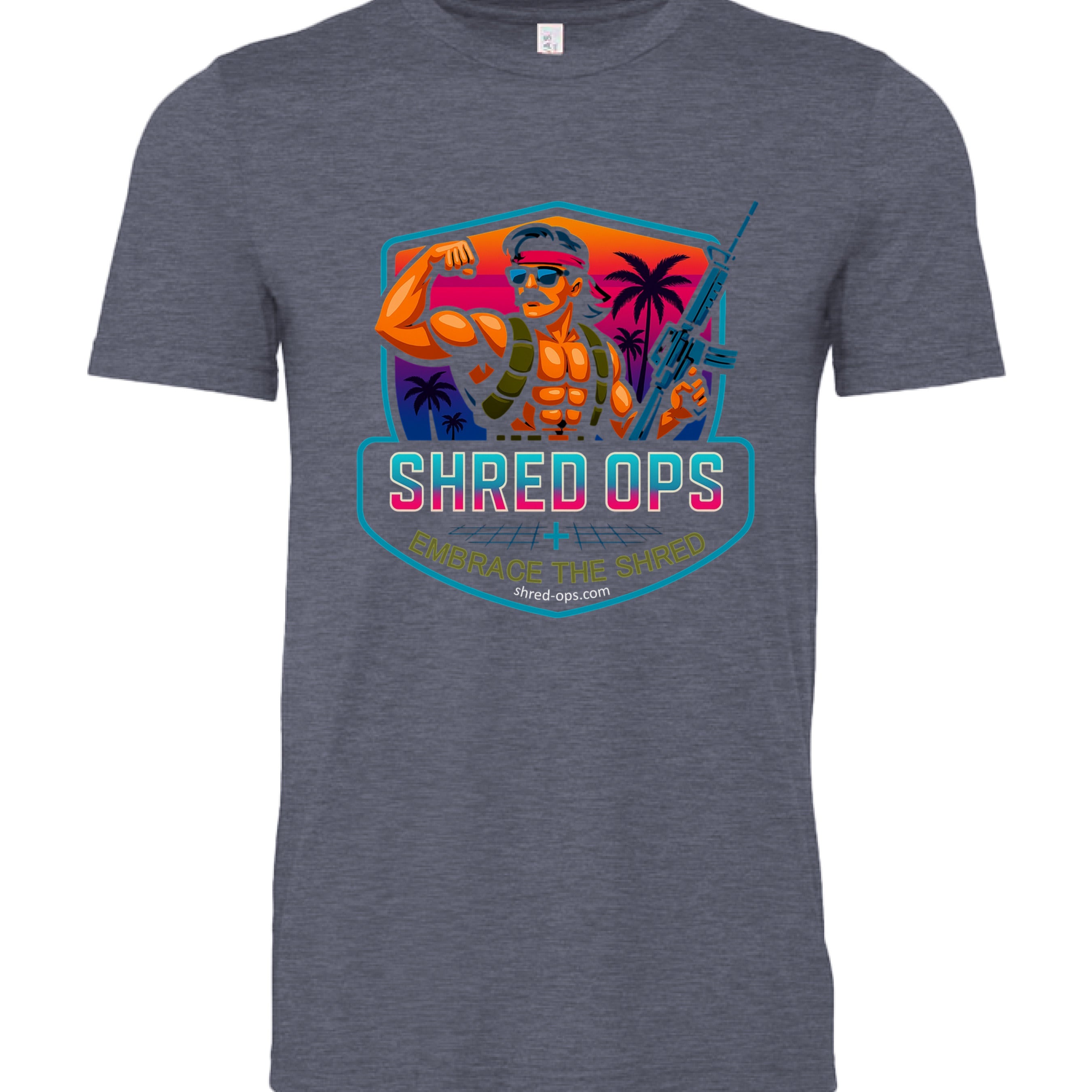 HEATHER MID NAVY - FRONT