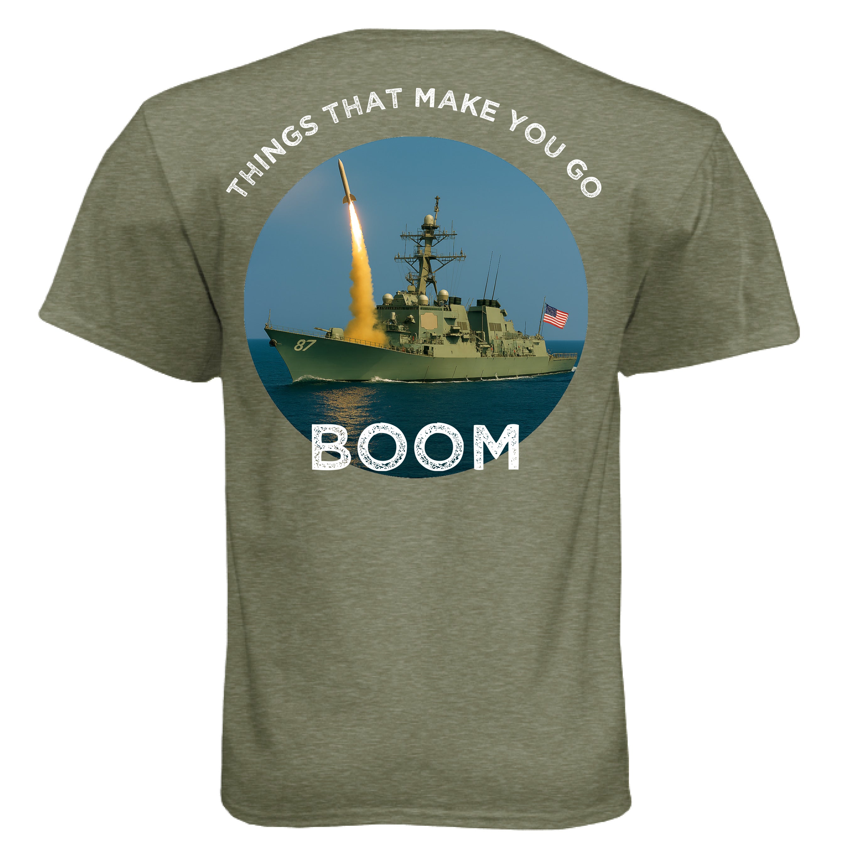 MILITARY GREEN - BACK