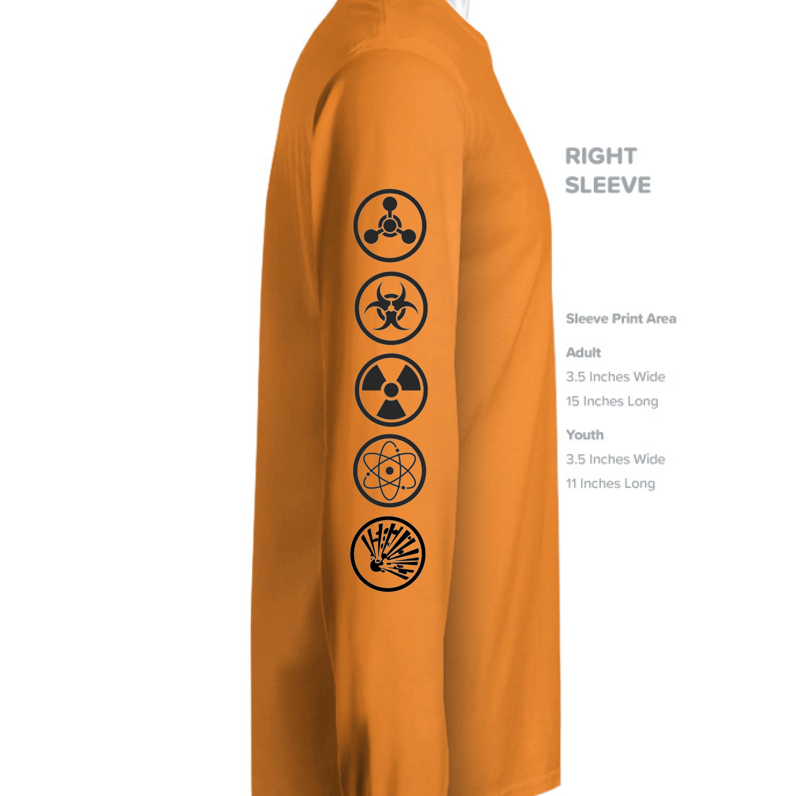 Safety Orange - SLEEVE_RIGHT