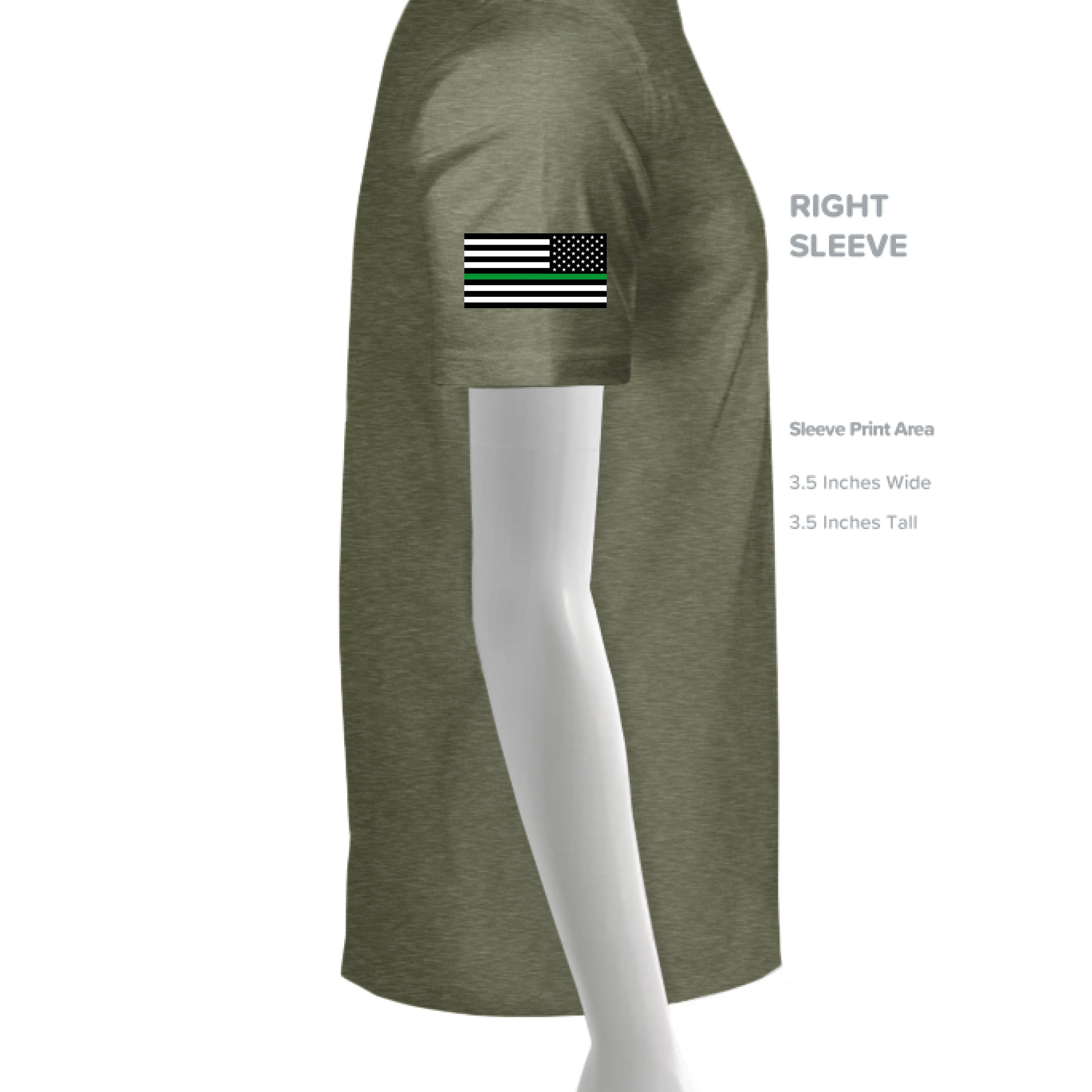 MILITARY GREEN - SLEEVE_RIGHT