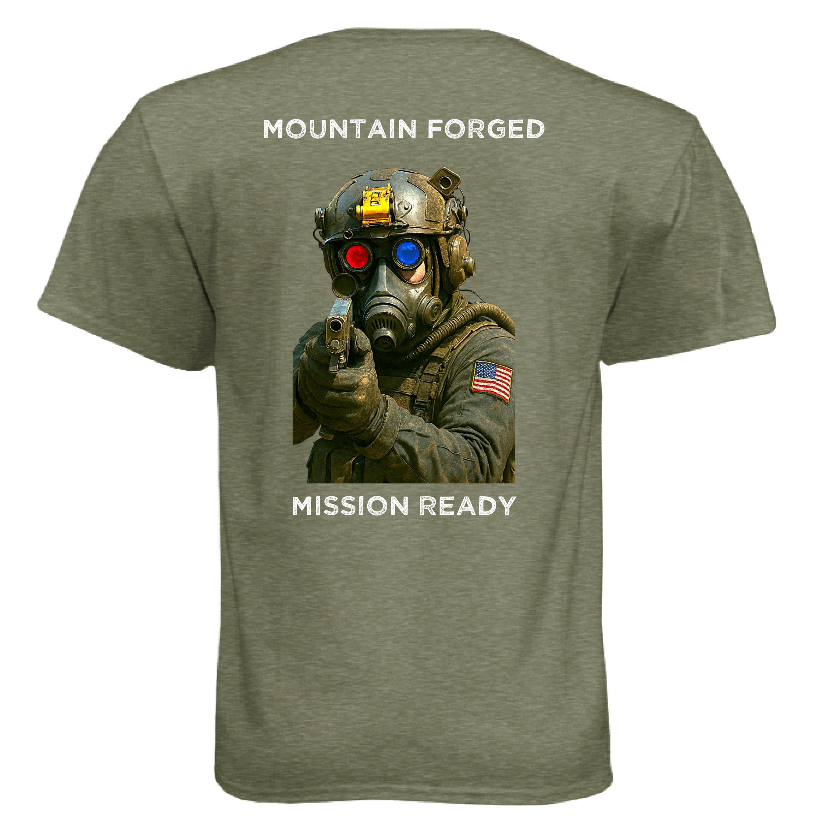 MILITARY GREEN - BACK