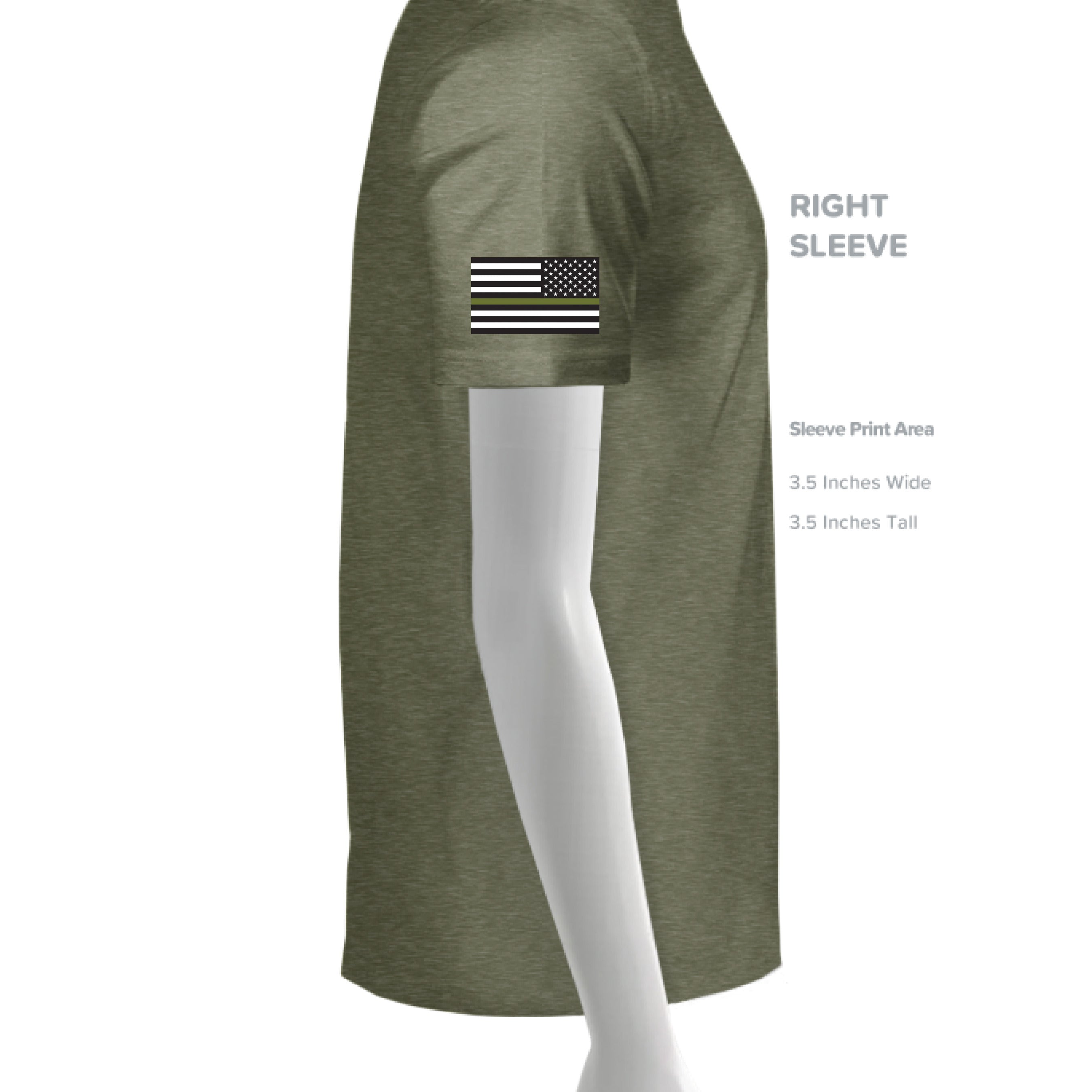 MILITARY GREEN - SLEEVE_RIGHT